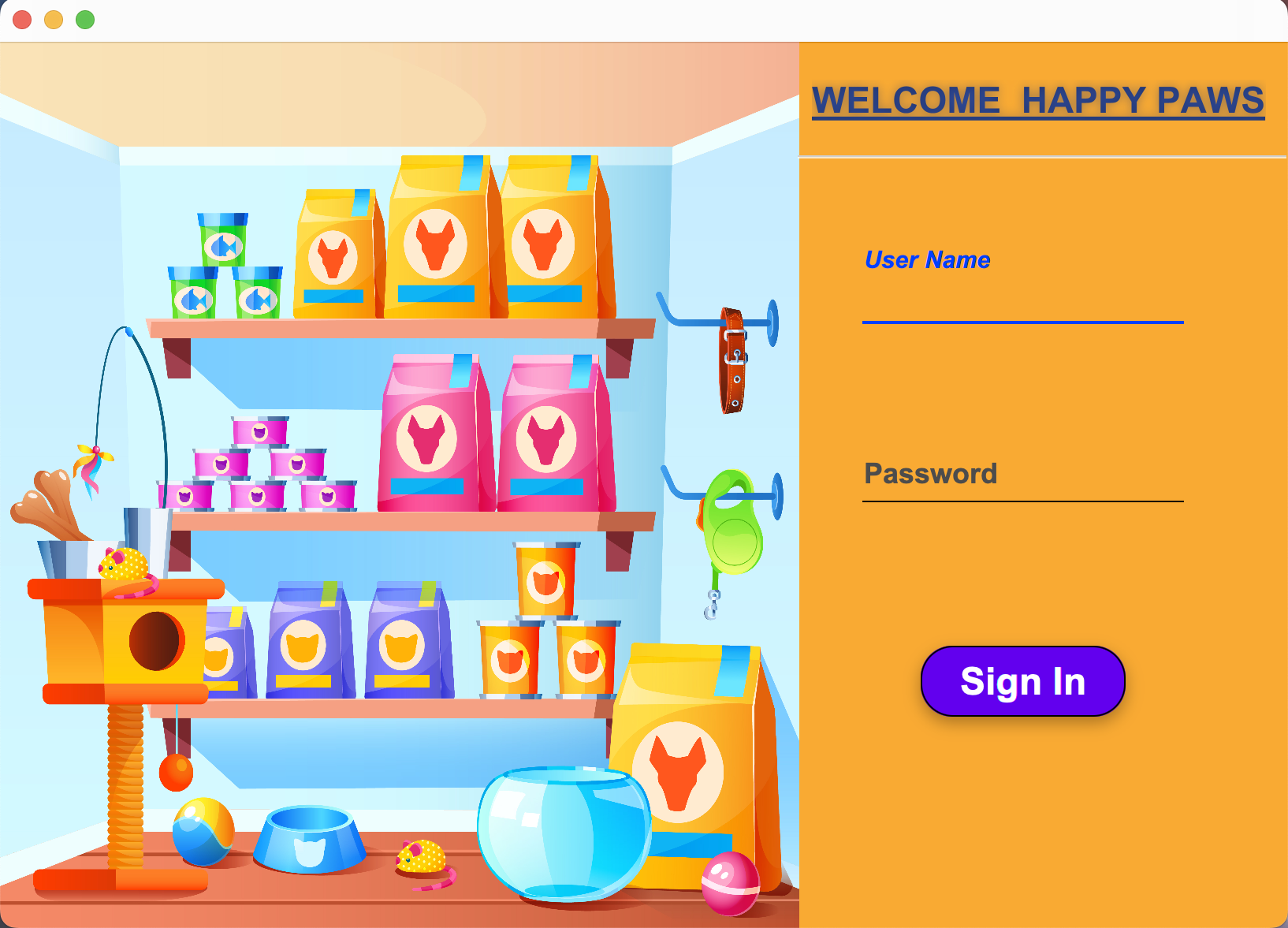 System and Pet & Product Management System image